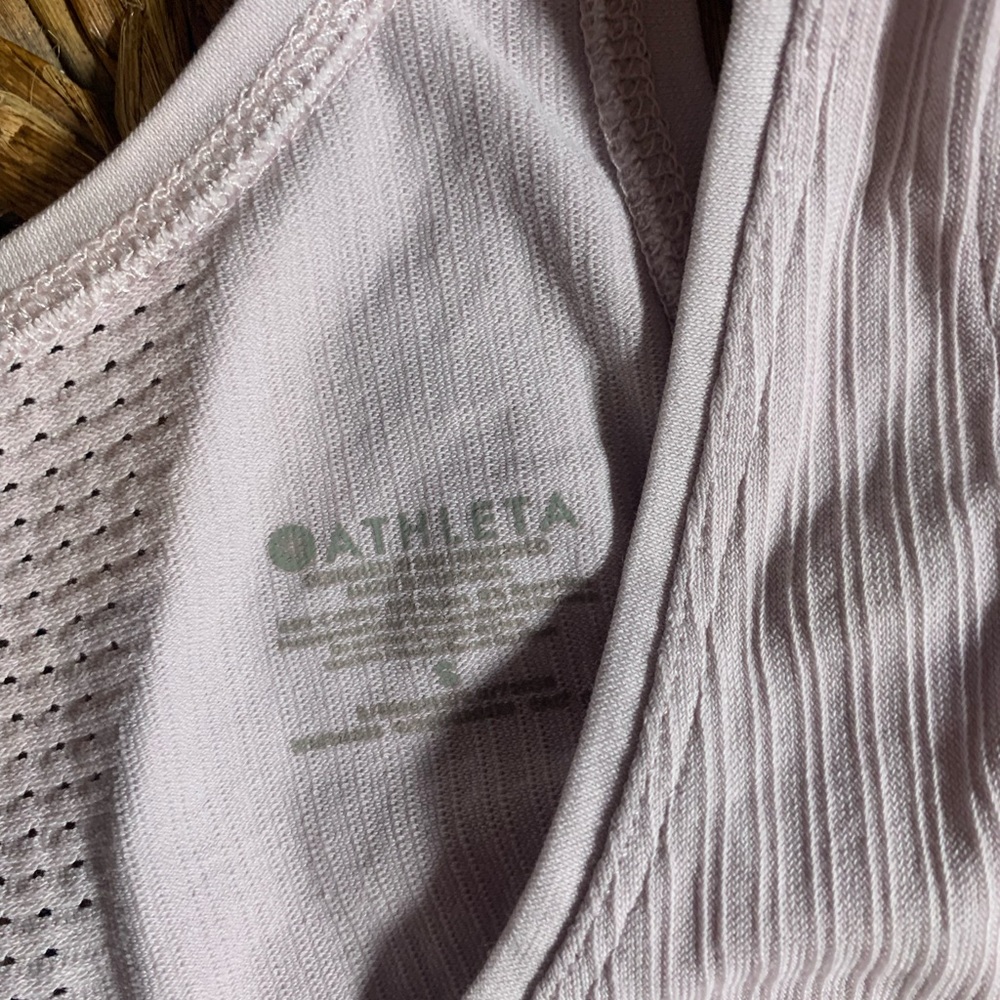 Athleta Ribbed Racer Back Tank - Picture 2 of 5